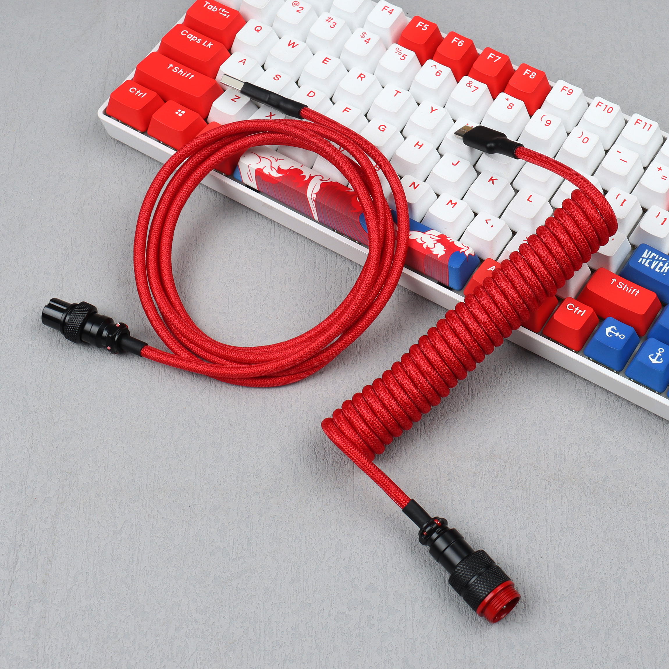 Coiled Usb Cable - LANO USB A to Type C