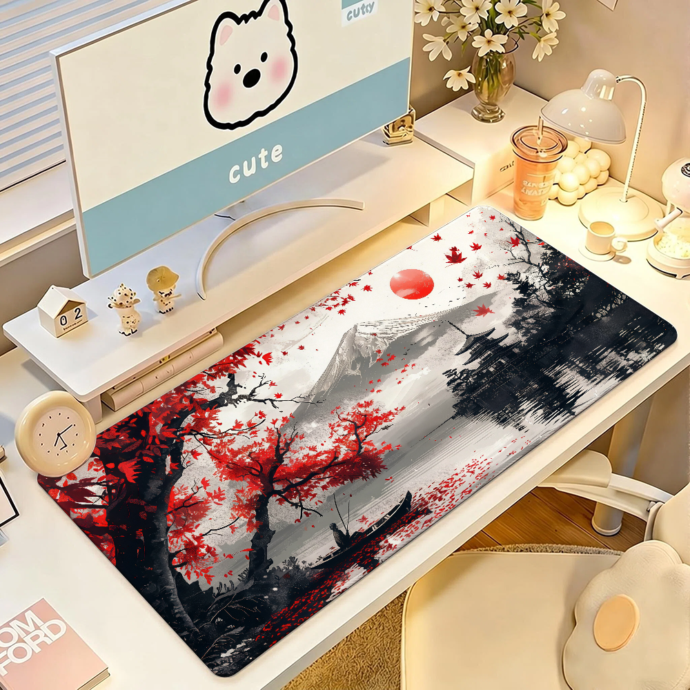 Gaming Keyboard High Ground - Mount Fuji Mouse Pad Large Non-Slip