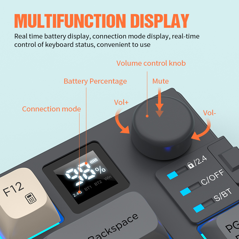 New Dual-Mode 80 Keys Wireless - Gaming Keyboard And Mouse Combo incelemesi ve fiyatı