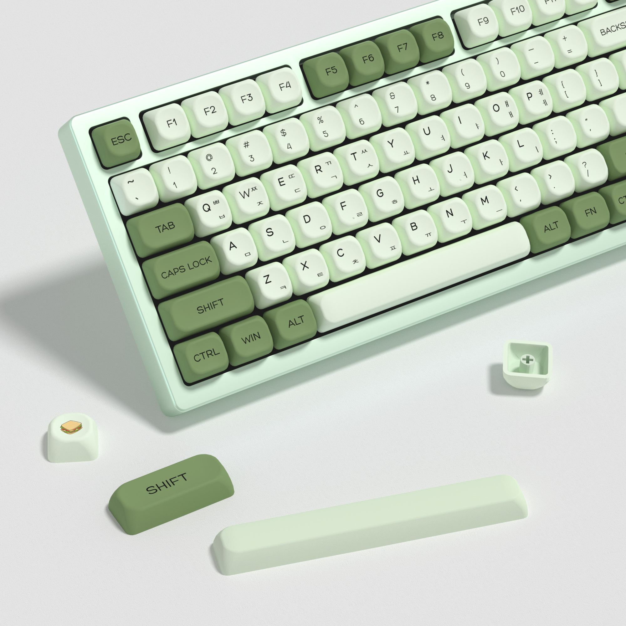 KBDiy Matcha Korean Keycap Gre - Gaming Keyboard Number Pad incelemesi ve fiyatı