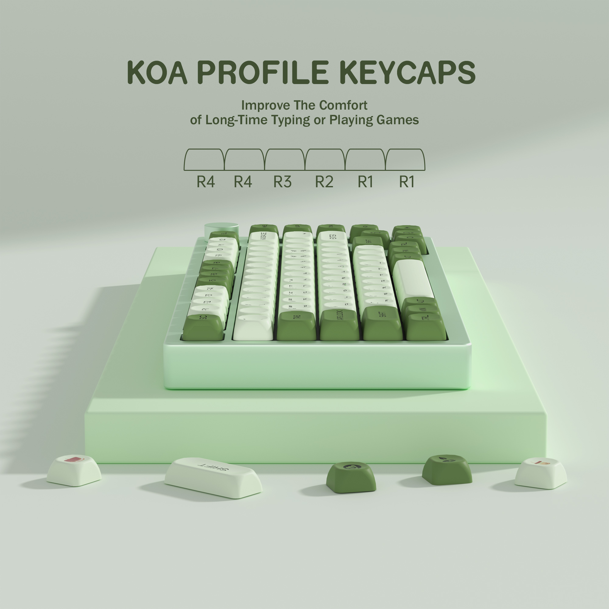 KBDiy Matcha Korean Keycap Gre - Gaming Keyboard Number Pad incelemesi ve fiyatı