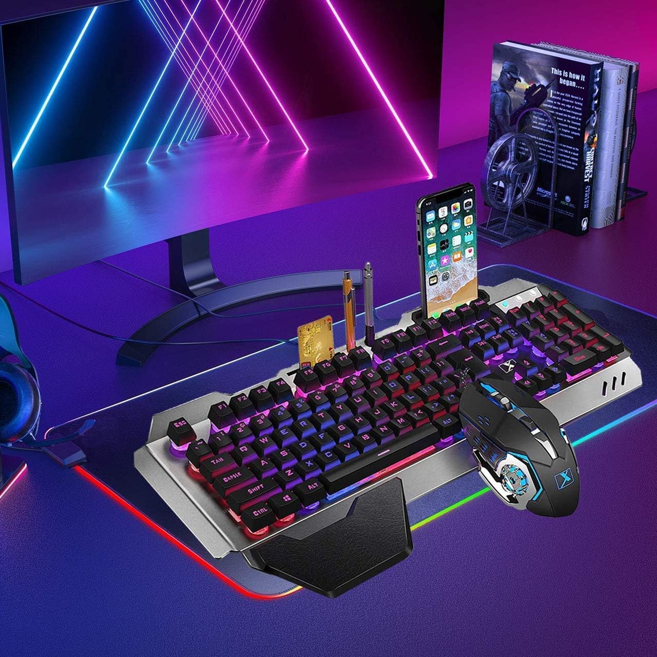 RGB Gaming Keyboard Mouse Comb - Gaming Keyboard Number Pad incelemesi ve fiyatı