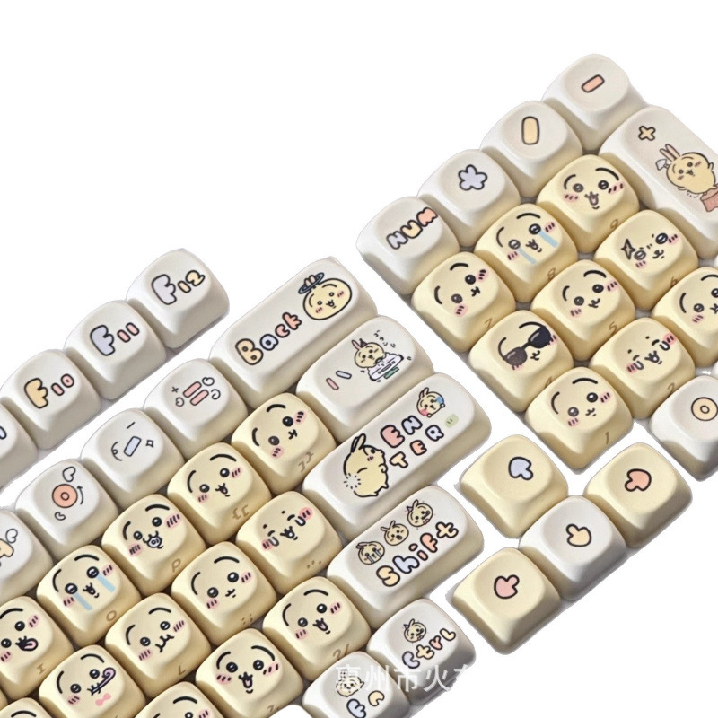 Chiikawa Cute Emoji Keycap Set - Gaming Keyboard Emoji incelemesi ve fiyatı