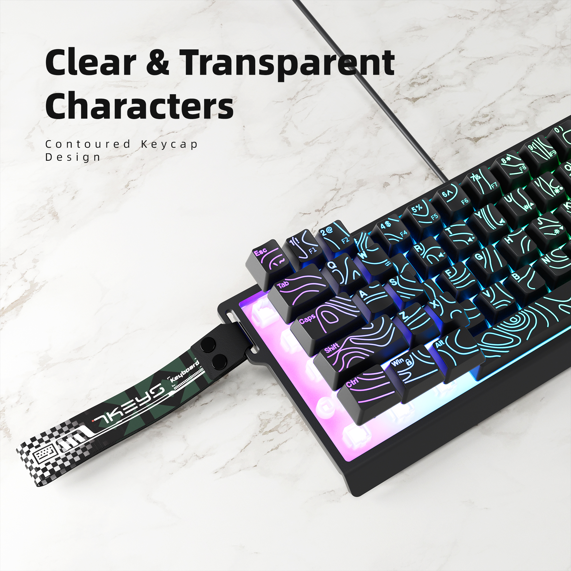 60% wired game keyboard, RGB b - Gaming Keyboard 1 Hand incelemesi ve fiyatı