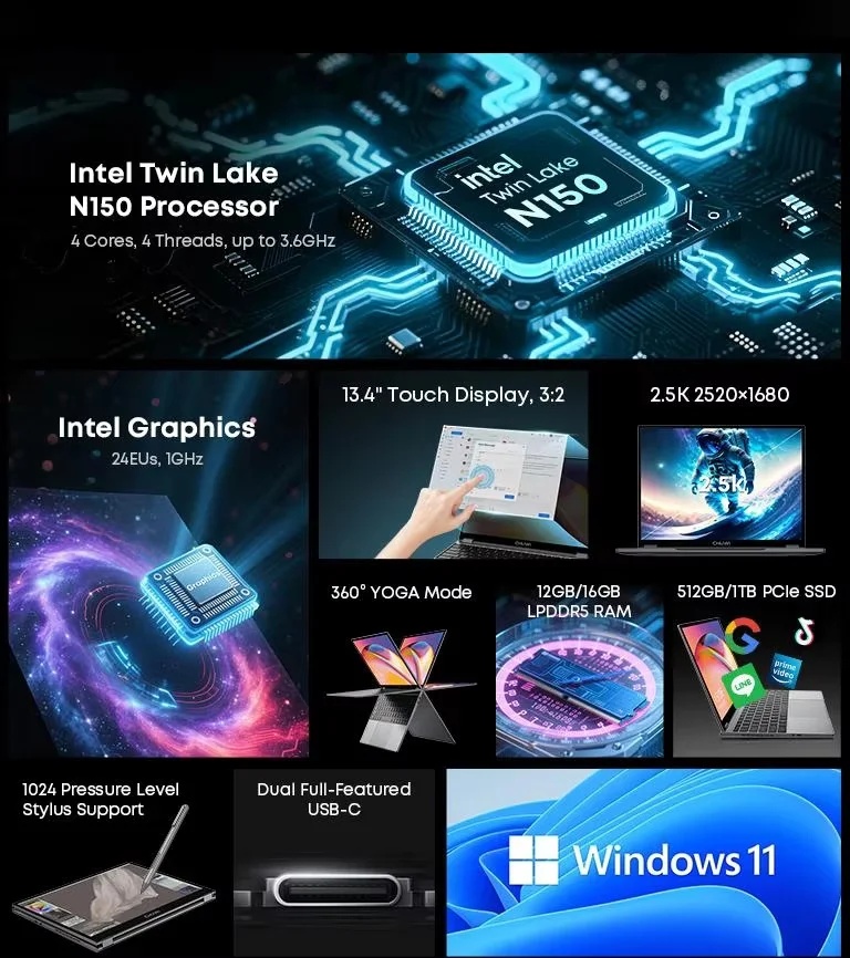 CHUWI FreeBook 2-in-1 Laptop I - Gaming Keyboard Not Typing incelemesi ve fiyatı