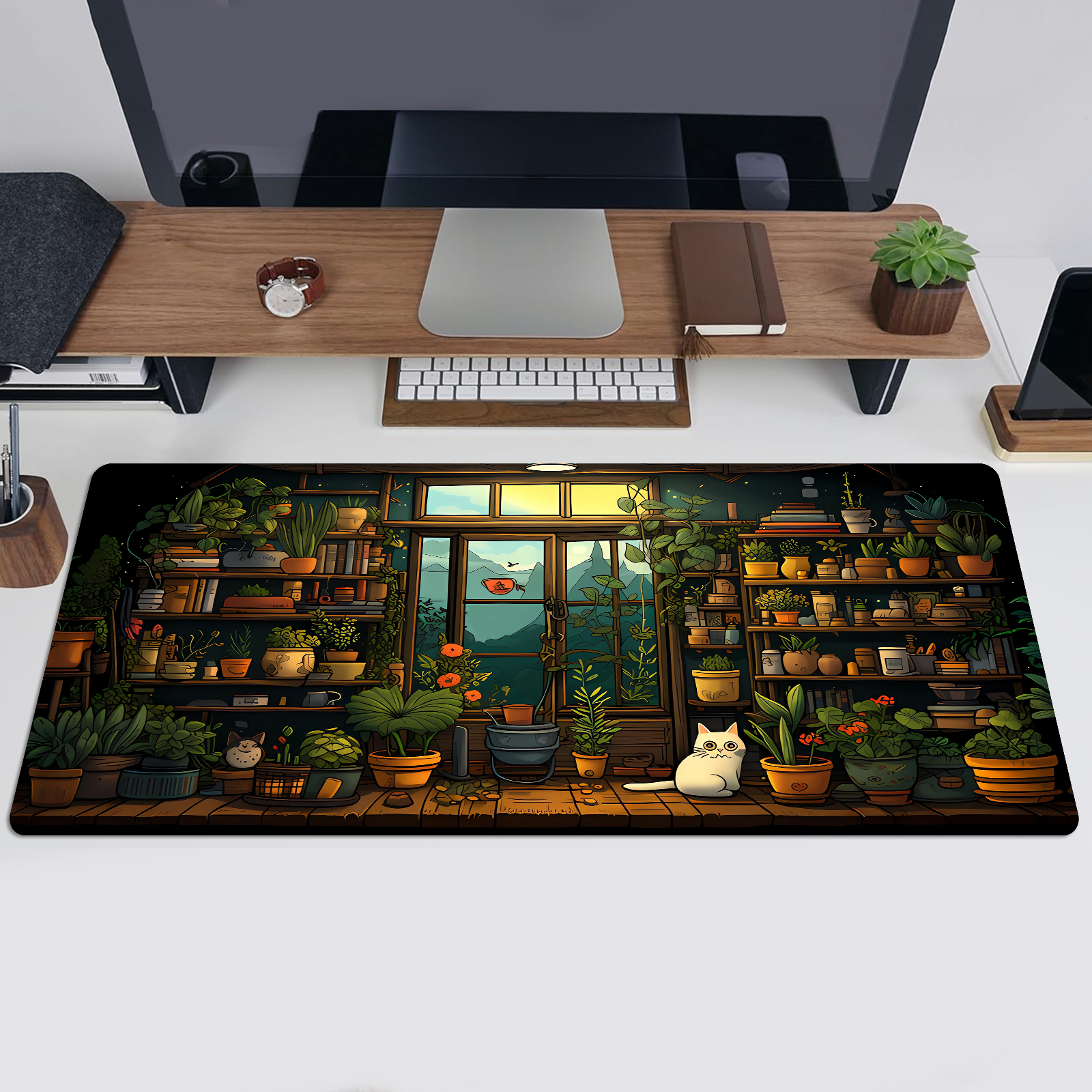 Cute Cat Mouse Pad Desk Pad Ka - Gaming Keyboard And Mouse Pad incelemesi ve fiyatı