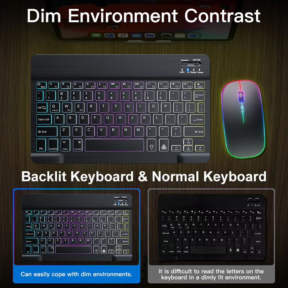 Backlit Backlight Bluetooth Ke - Gaming Keyboard Mouse Wireless incelemesi ve fiyatı