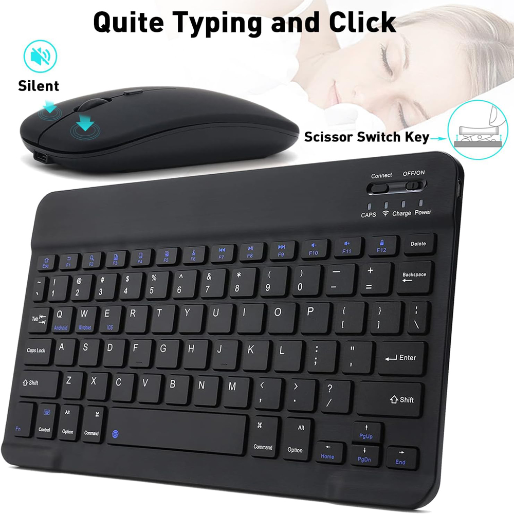 10 lnch Wireless  Bluetooth Mi - Gaming Keyboard Mouse Wireless incelemesi ve fiyatı