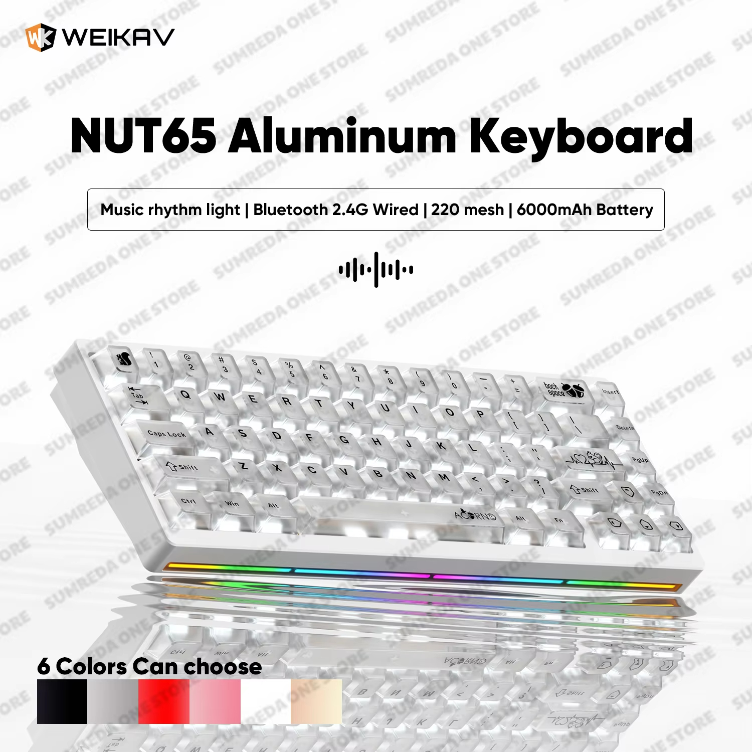 Weikav Lucky65 V3 NUT65 Wirele - Aluminum Case 65 incelemesi ve fiyatı