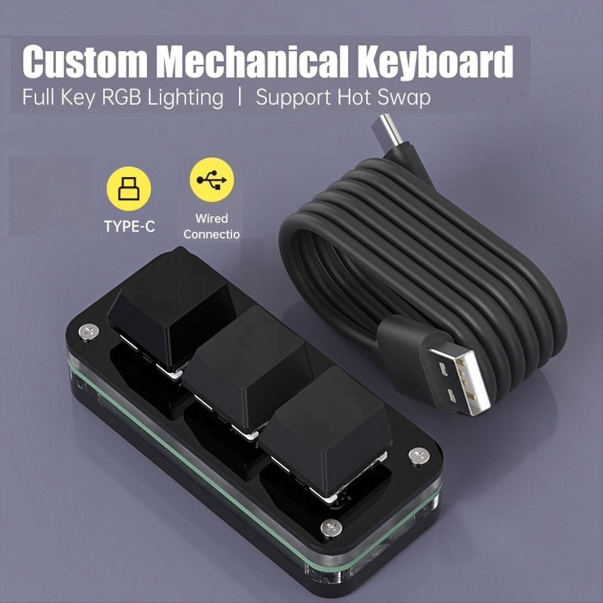 doyou 3 Keys Macro Programming - Gaming Keyboard Mini incelemesi ve fiyatı