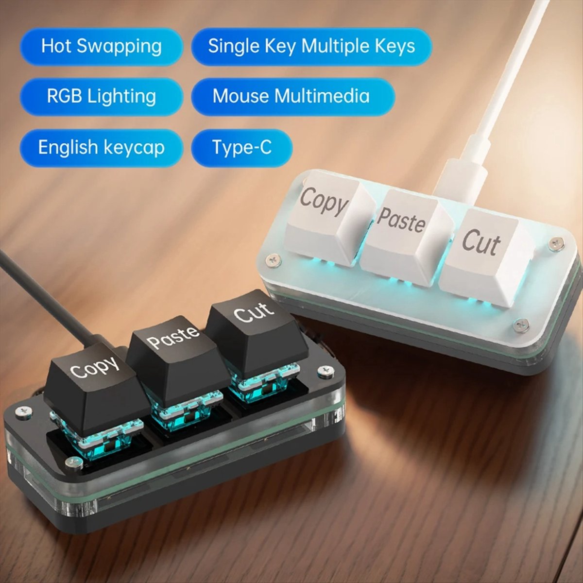 doyou 3 Keys Macro Programming - Gaming Keyboard Mini incelemesi ve fiyatı