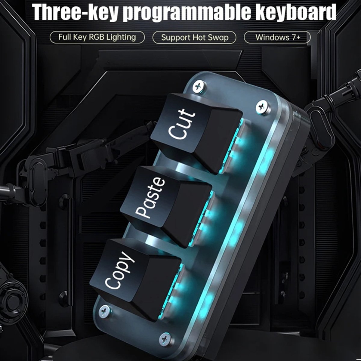 doyou 3 Keys Macro Programming - Gaming Keyboard Mini incelemesi ve fiyatı