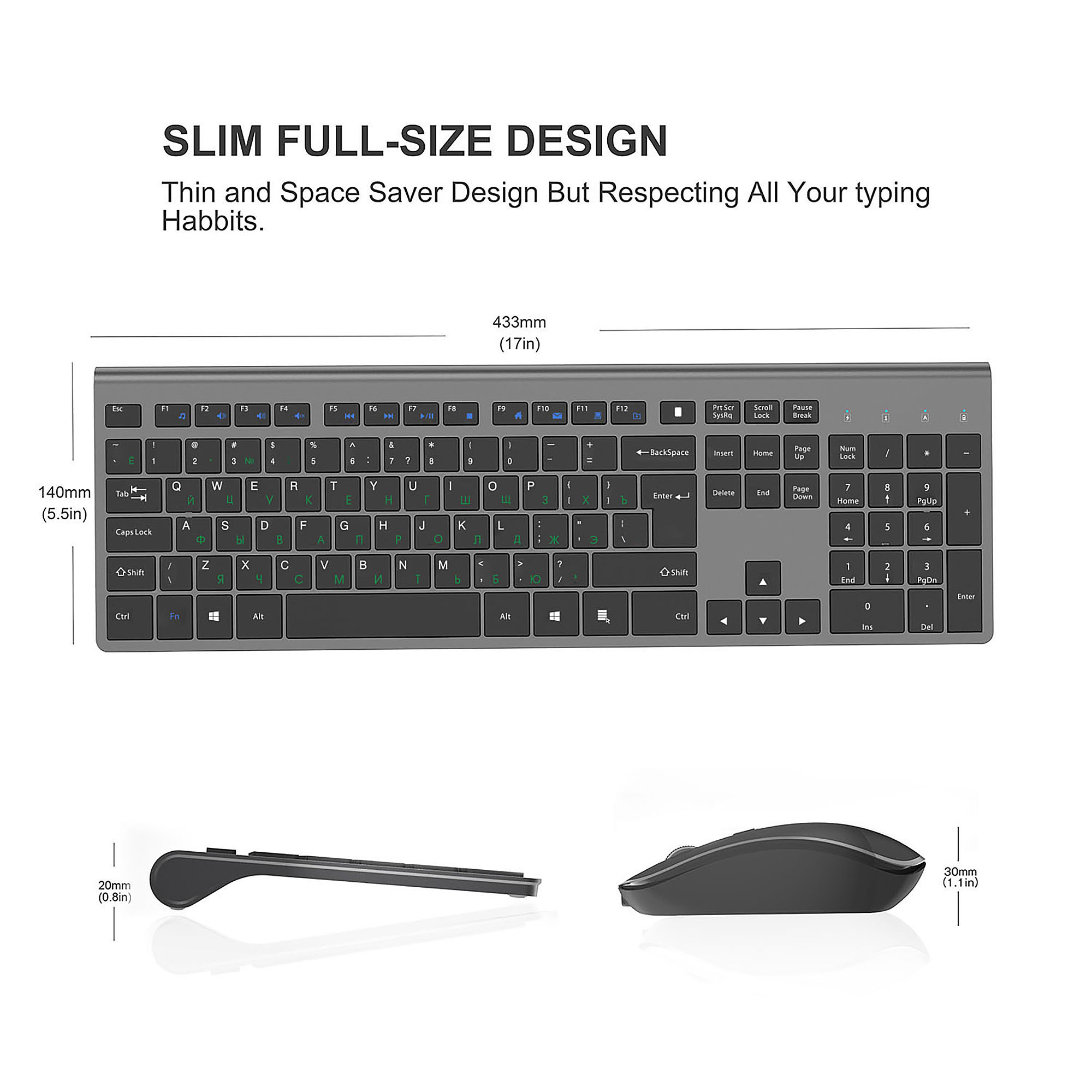2.4G Rechargeable Wireless Key - Gaming Keyboard Mouse Wireless incelemesi ve fiyatı