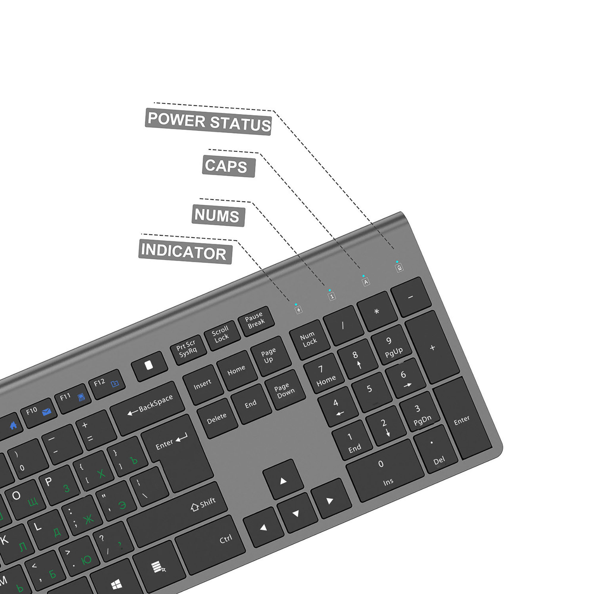 2.4G Rechargeable Wireless Key - Gaming Keyboard Mouse Wireless incelemesi ve fiyatı