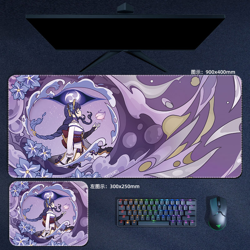 Anime Genshin Impact Mouse Pad - Gaming Keyboard Mouse incelemesi ve fiyatı