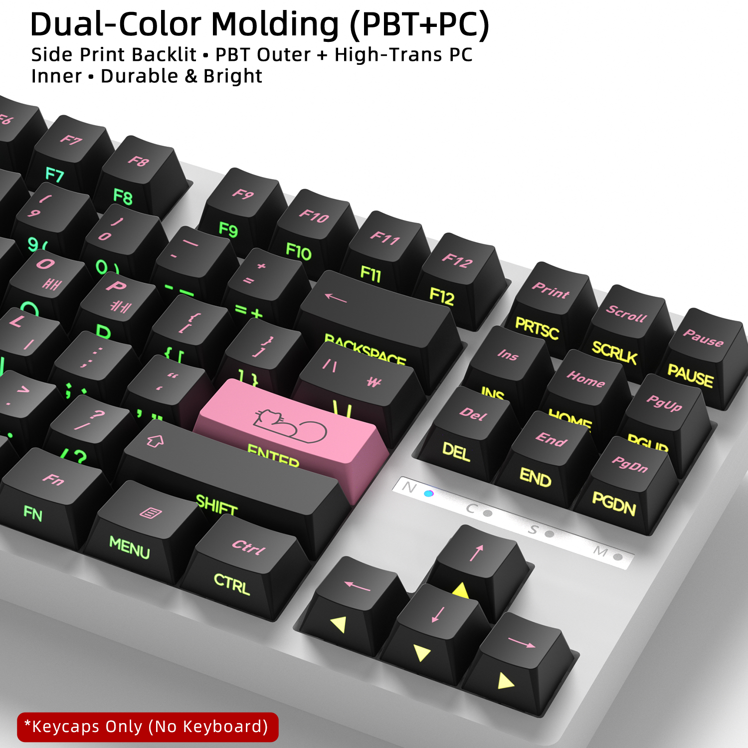 Cute Cat Side Printed Korean K - Gaming Keyboard Typewriter incelemesi ve fiyatı