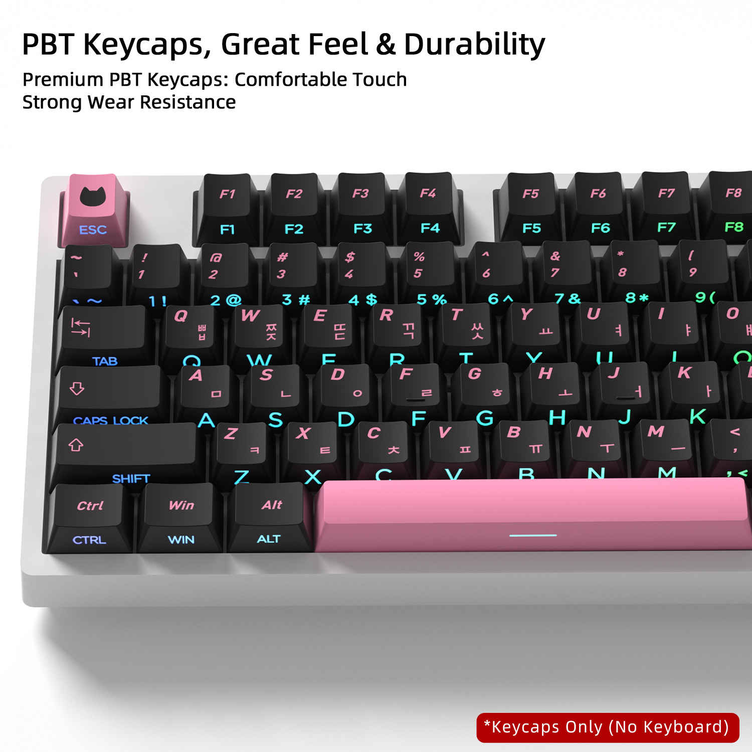 Cute Cat Side Printed Korean K - Gaming Keyboard Typewriter incelemesi ve fiyatı