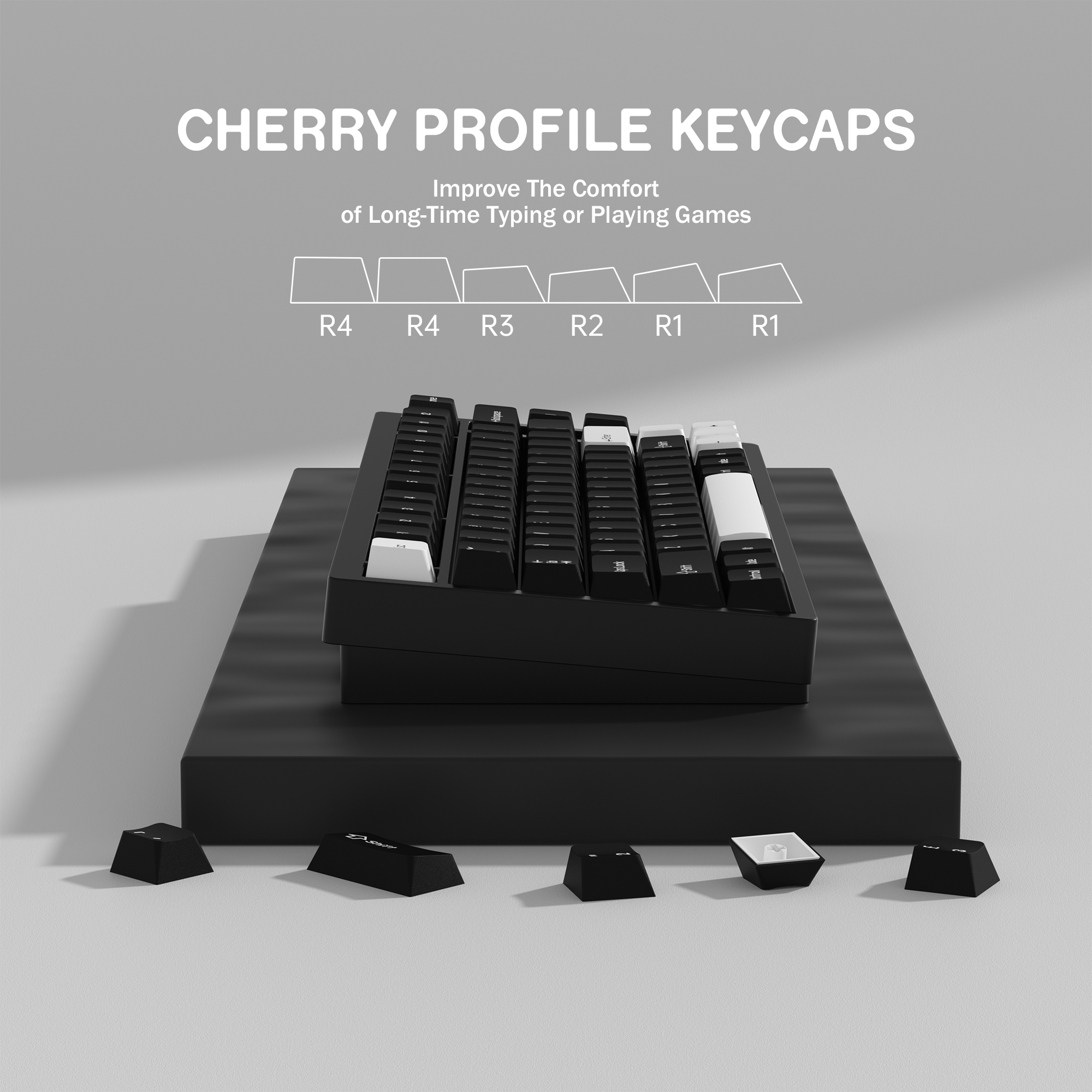 KBDiy GMK WOB Keycap Cherry Pr - Gaming Keyboard Number Pad incelemesi ve fiyatı