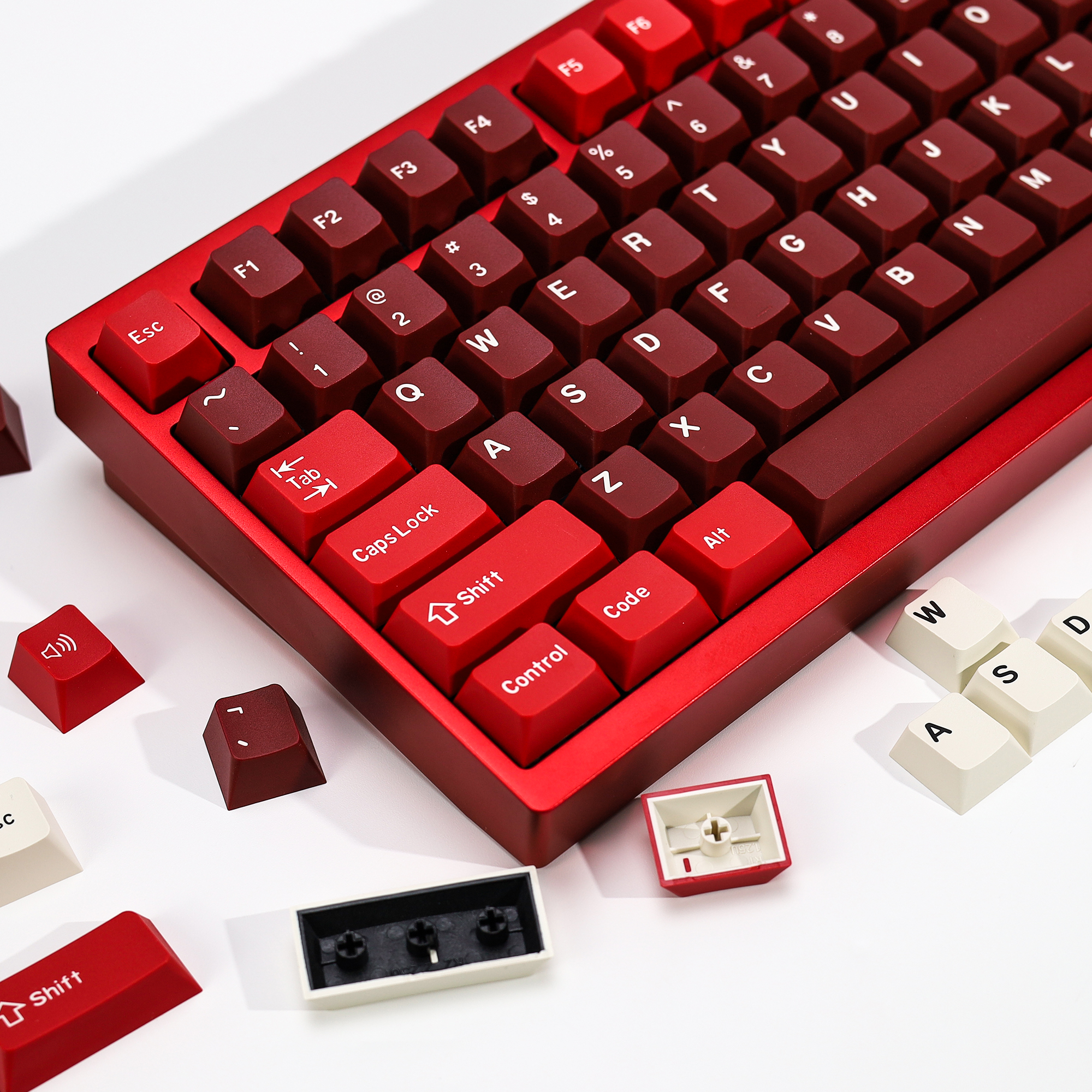 KBDiy GMK Jamon Keycap Red Ret - Gaming Keyboard Number Pad incelemesi ve fiyatı