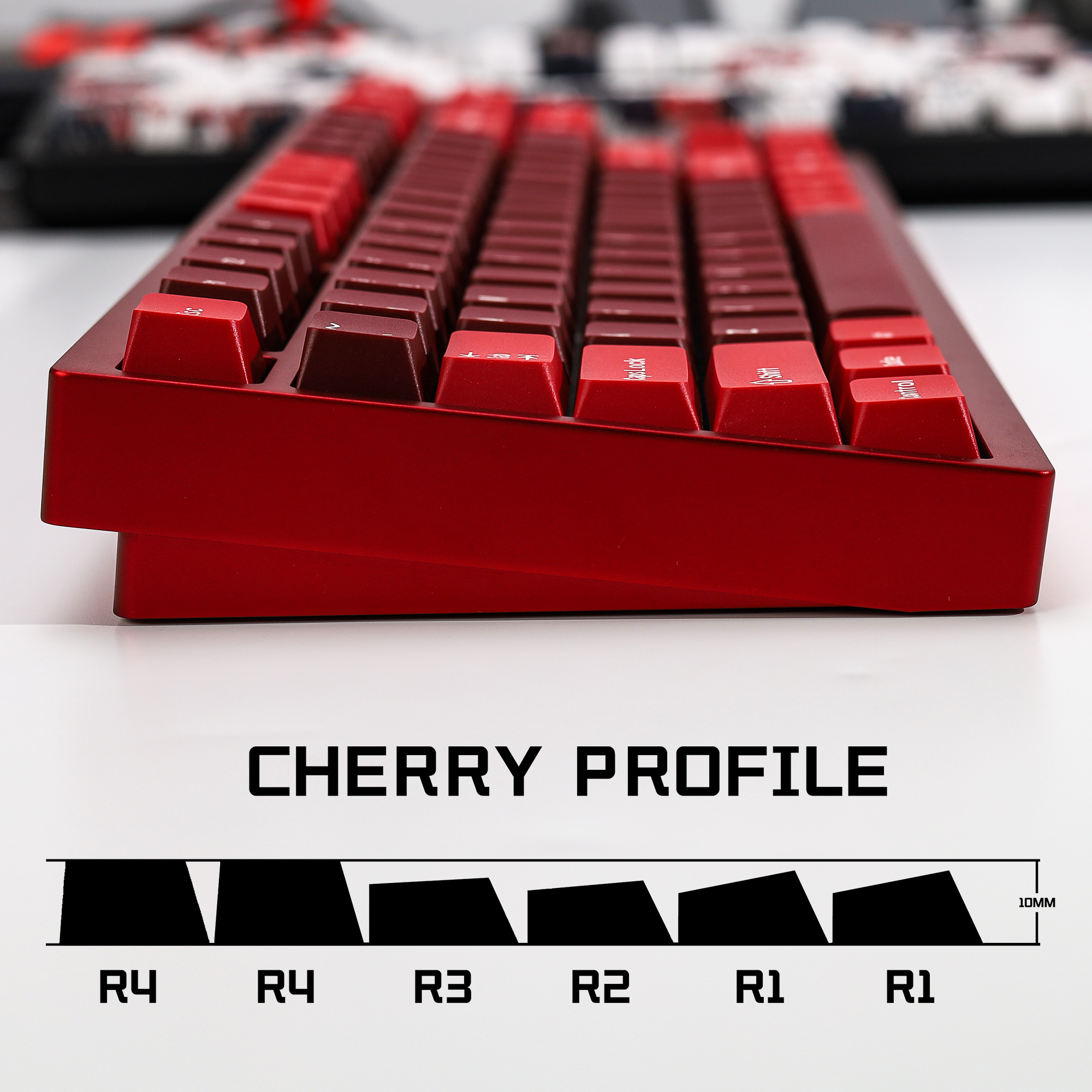 KBDiy GMK Jamon Keycap Red Ret - Gaming Keyboard Number Pad incelemesi ve fiyatı