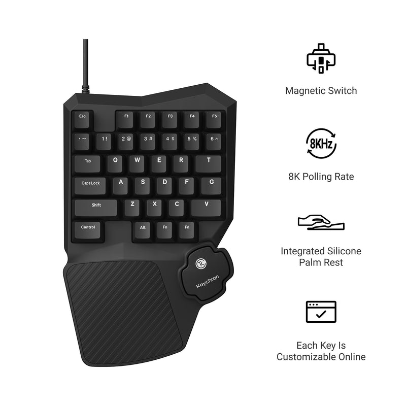 Keychron C0 HE 8K wired One Ha - Gaming Keyboard 1 Hand incelemesi ve fiyatı
