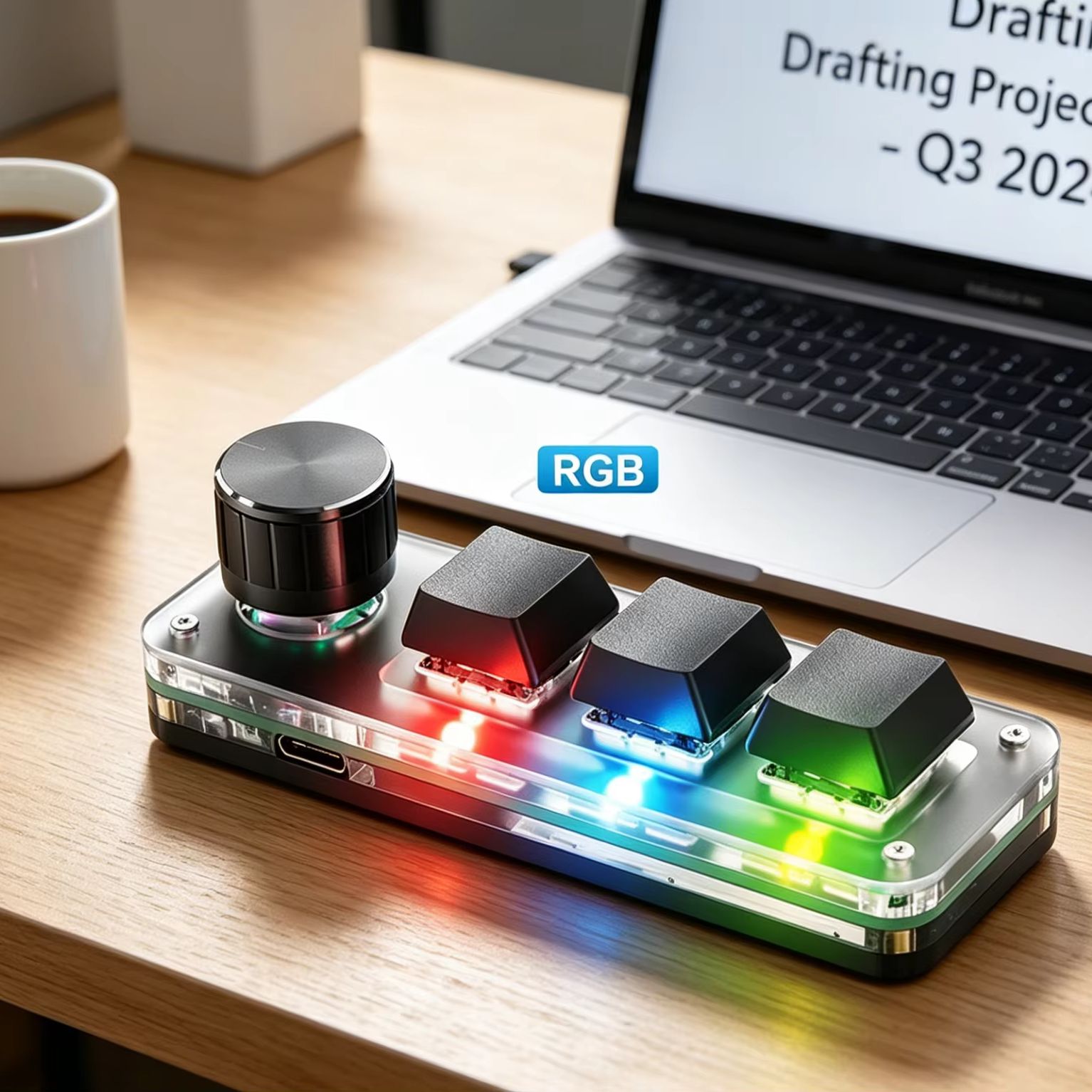 Programmable 3 Keys With Knob  - Gaming Keyboard Number Pad incelemesi ve fiyatı