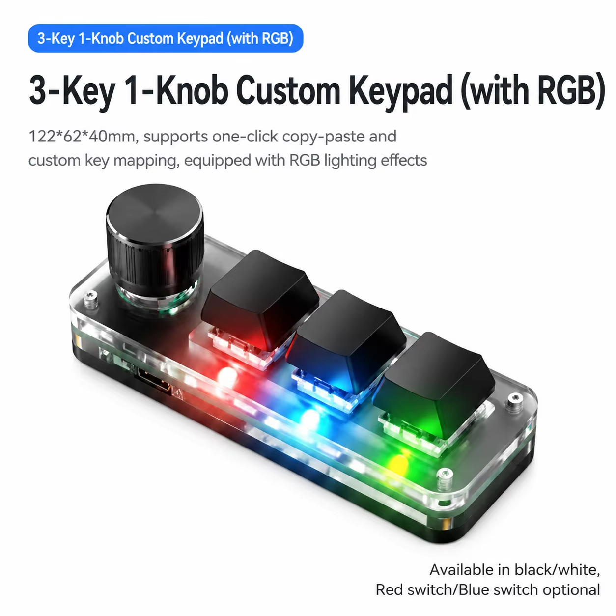 Programmable 3 Keys With Knob  - Gaming Keyboard Number Pad incelemesi ve fiyatı
