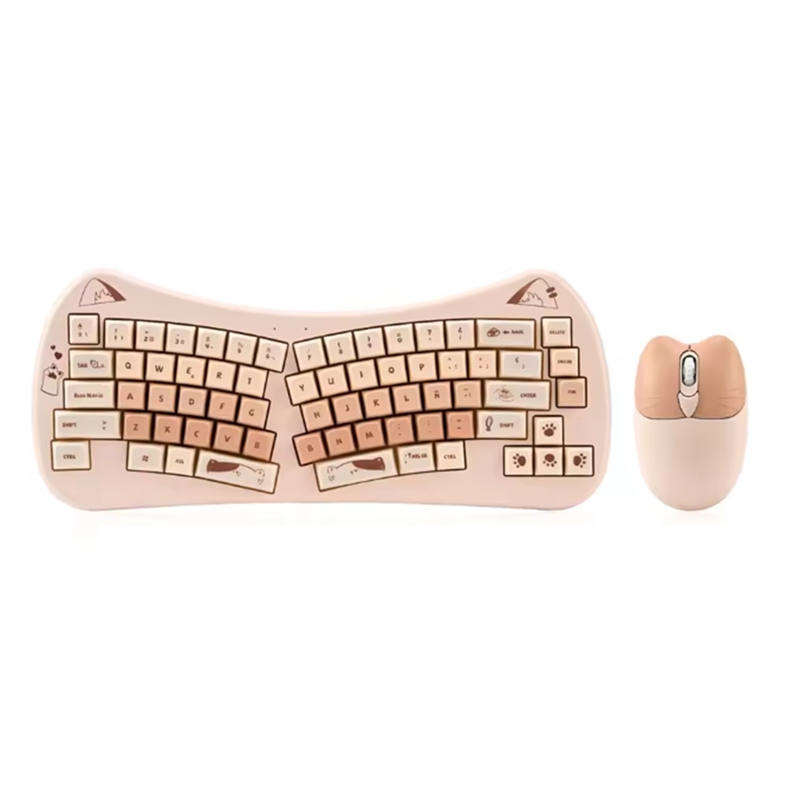 68 Key Cat Ear Mechanical Keyb - Gaming Keyboard Mouse Wireless incelemesi ve fiyatı