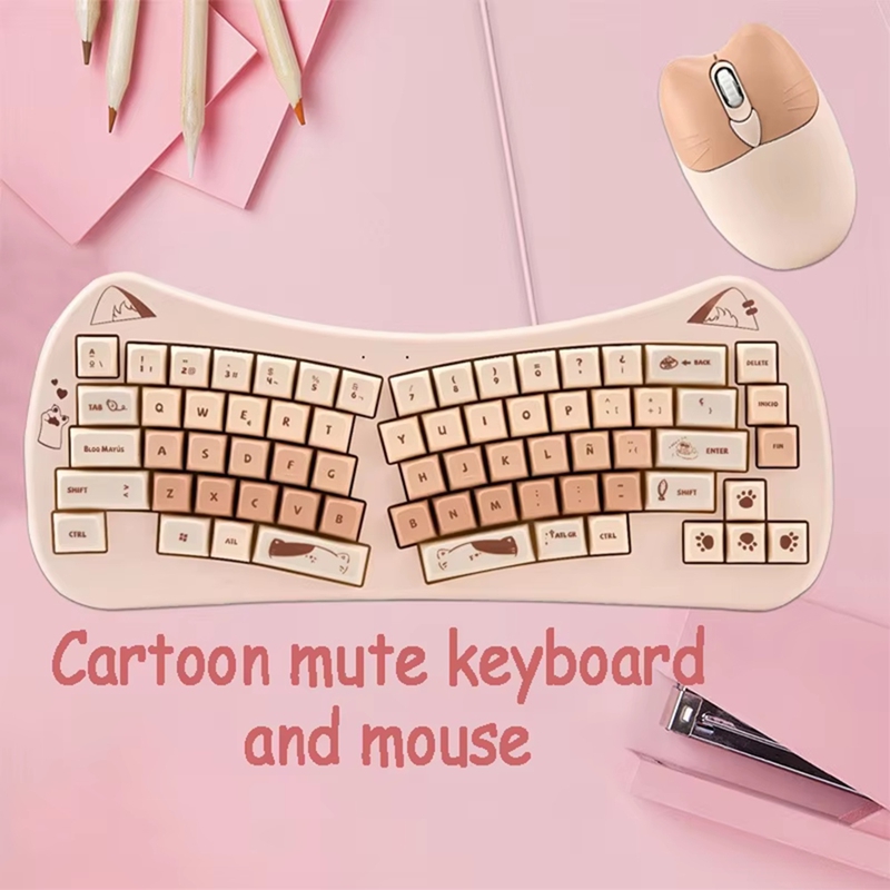 68 Key Cat Ear Mechanical Keyb - Gaming Keyboard Mouse Wireless incelemesi ve fiyatı