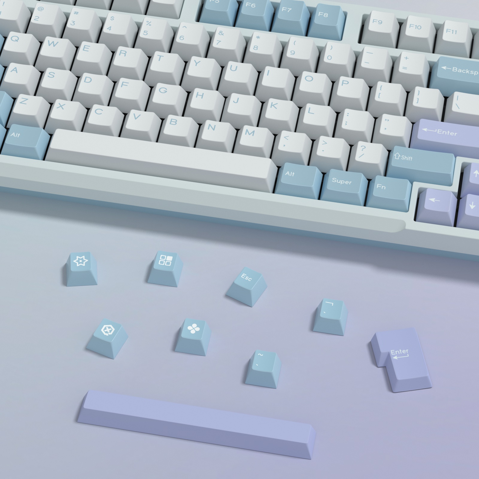 KBDiy GMK Illusion Keycap Cher - Gaming Keyboard Number Pad incelemesi ve fiyatı