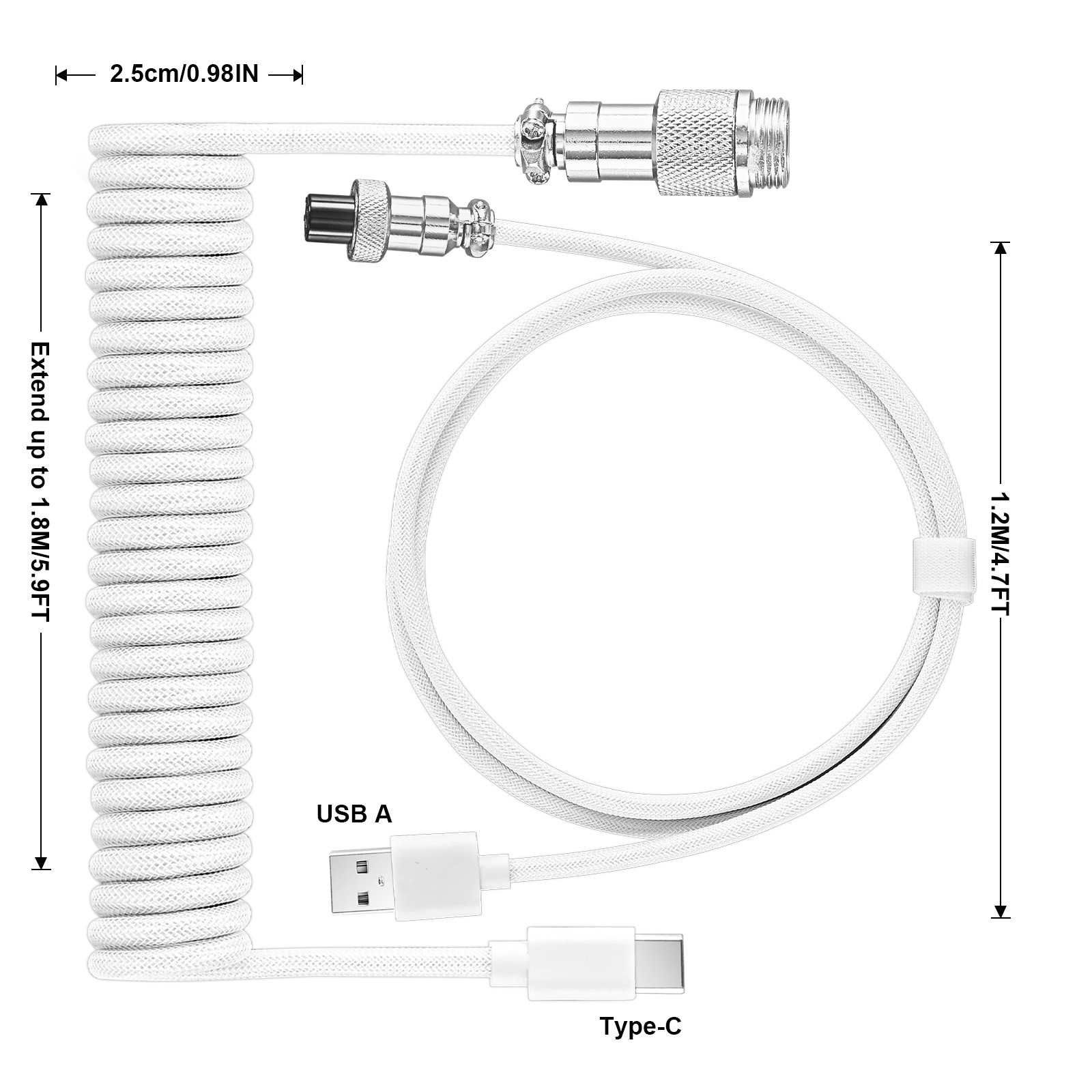 USB Type C Mechanical Keyboard - Coiled Usb Cable incelemesi ve fiyatı