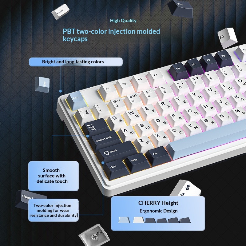 Furycube Rx75 Pro Tri Mode Rus - Gaming Keyboard Not Typing incelemesi ve fiyatı