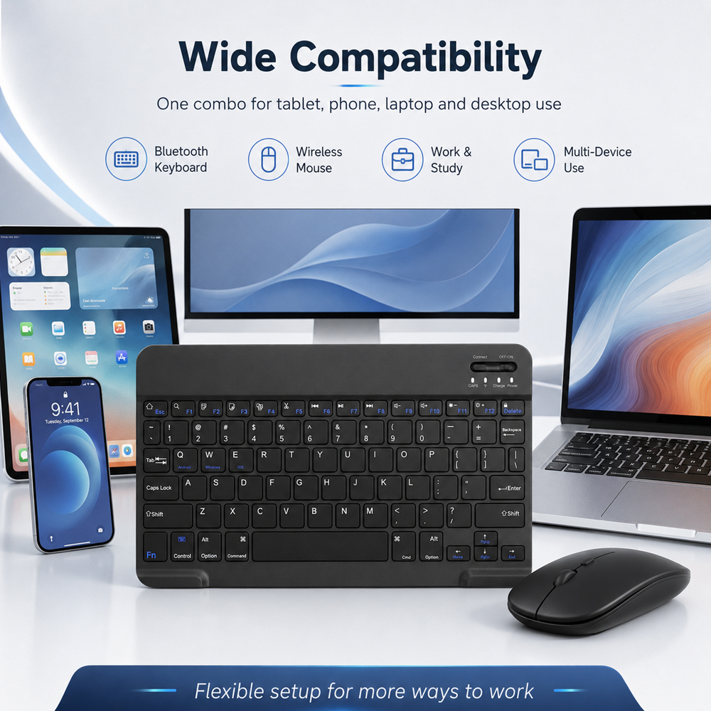 Bluetooth Wireless Keyboard Fo - Gaming Keyboard Mouse Wireless incelemesi ve fiyatı