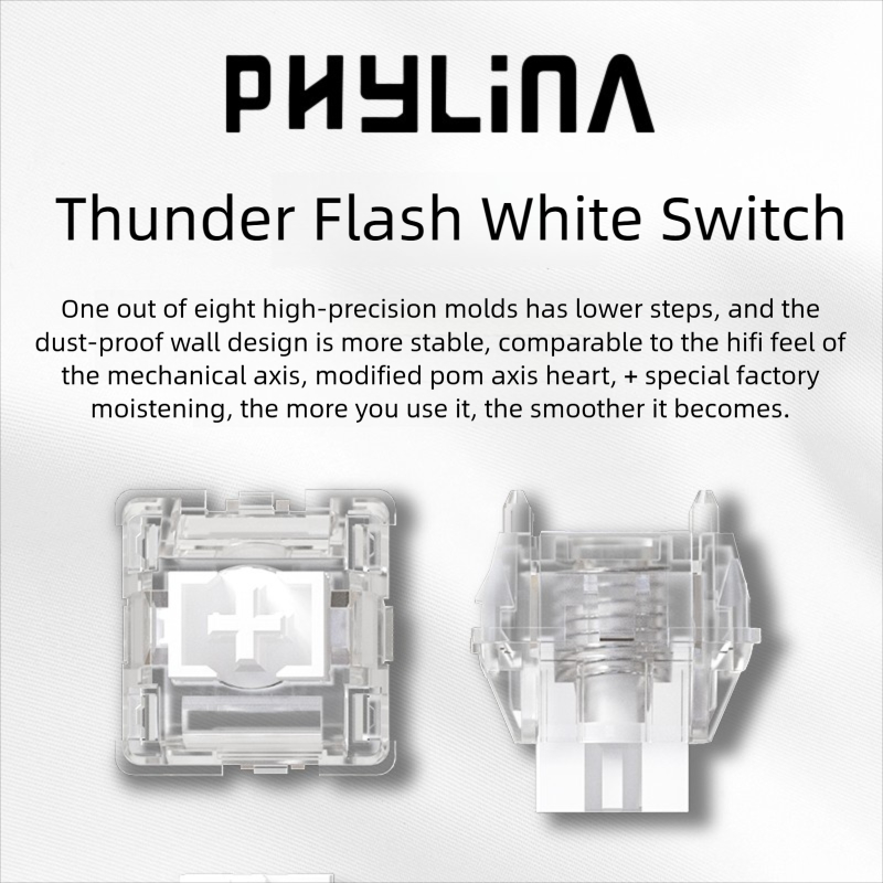 PHYLINA ThunderFlash White Mag - Keyboard Lube Kit incelemesi ve fiyatı