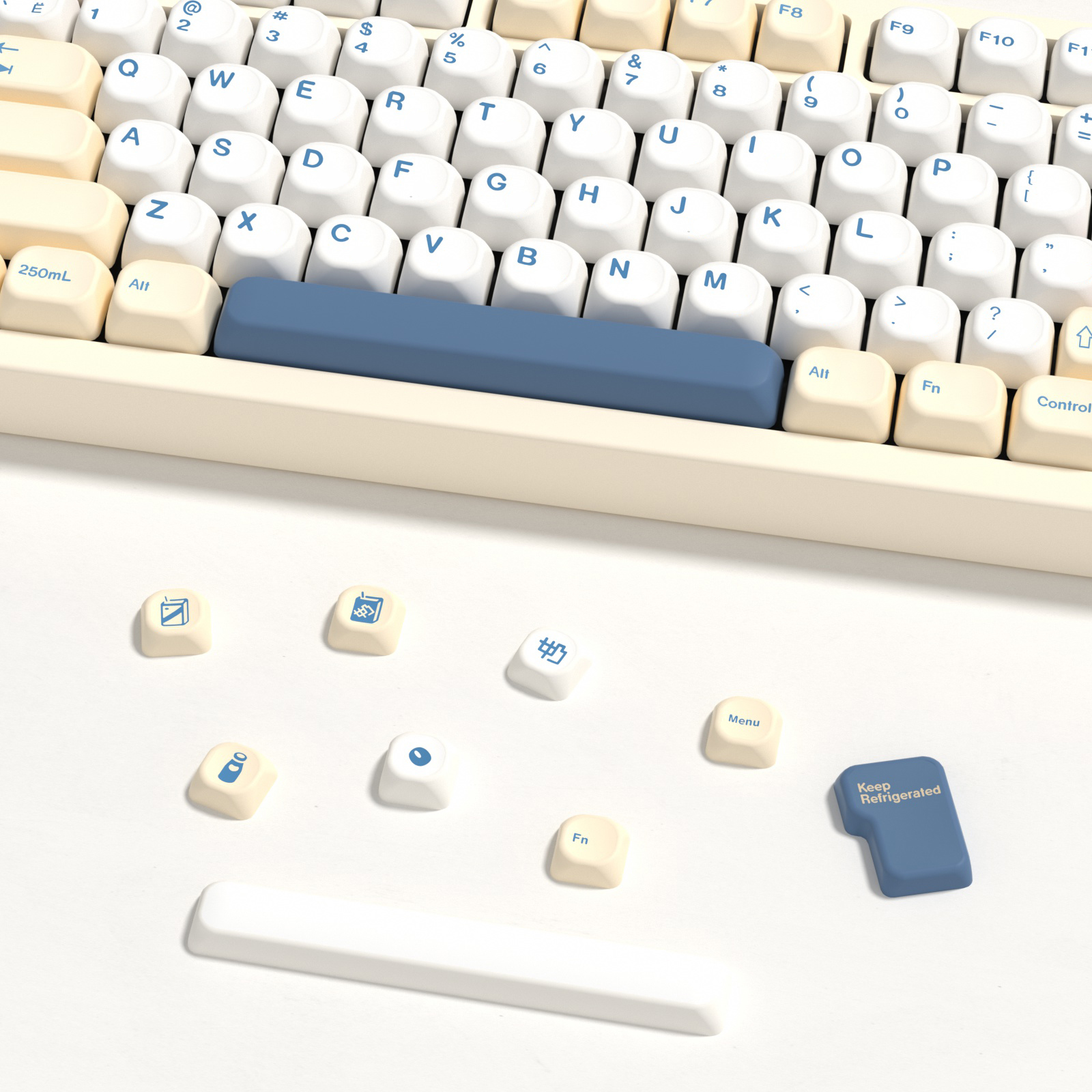 KBDiy GMK Soymilk Keycaps Retr - Gaming Keyboard Number Pad incelemesi ve fiyatı