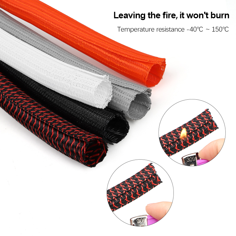 3/5/10m PET Cable Sleeve Self- - Coiled Usb Cable incelemesi ve fiyatı
