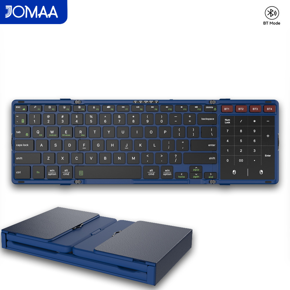 JOMAA Foldable Bluetooth Keybo - Gaming Keyboard Number Pad incelemesi ve fiyatı