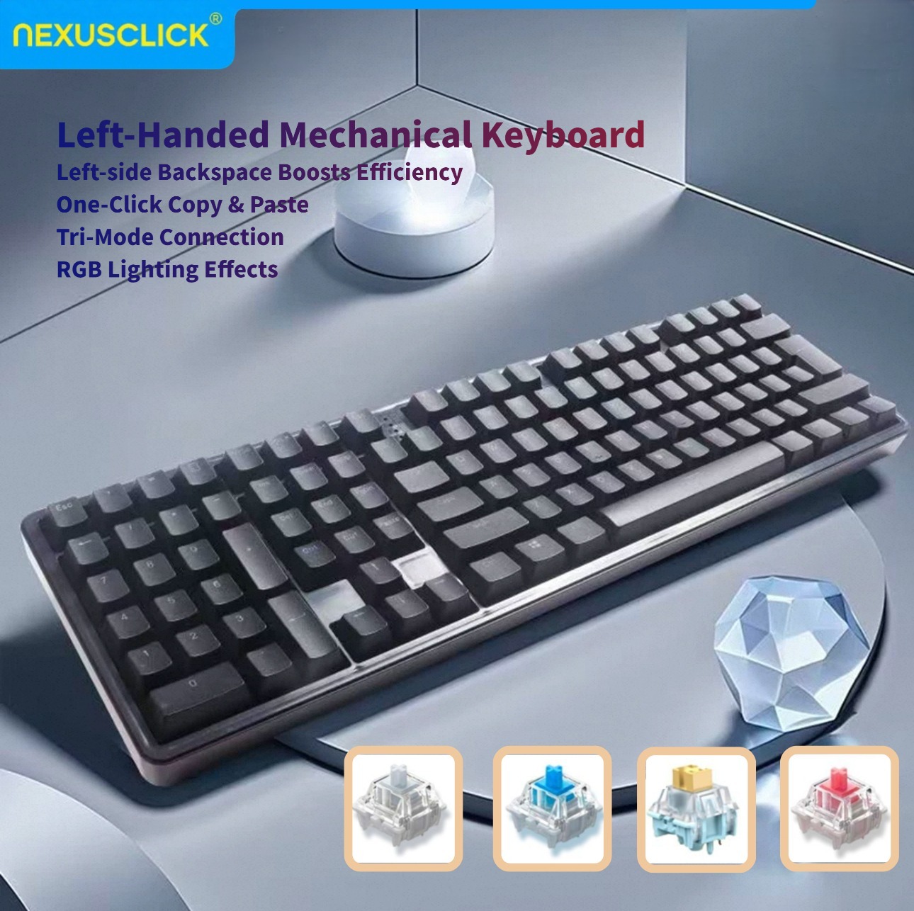 NexusClick Ergonomic Left Hand - Gaming Keyboard Number Pad incelemesi ve fiyatı